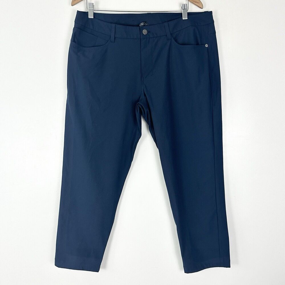 Lululemon Men’s ABC Pant Slim Warpstreme LM5AQQS Blue Size 36 x 26